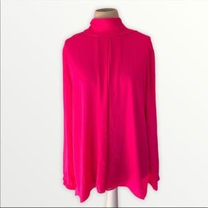 Vince Camino hot pink blouse XL